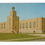Chrome postcard.  Wildwood Catholic High School, Wildwood By the Sea, New Jersey.