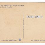 Linen postcard.  Alamo Stadium, San Antonio, Texas. - Image 2
