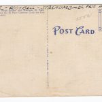 Linen postcard.  El Paso High School and Stadium, El Paso, Texas. - Image 2