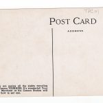 Postcard.  Jackson Lake at the foot of the Tetons, Wyoming.  Conoco Touraide. - Image 2
