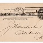 Old postcard.  Receipt from Miller & Hartman wholesale Grocers, Lancaster, PA to J Homsher & Son, Bartsville, PA.  Jul 17, 1895.  $22.76 - Image 2