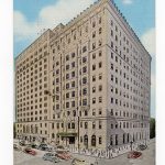 Linen postcard.  New Hotel Monteleone, New Orleans, Louisiana.  1962.