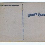 Linen postcard.  Swimmin' Hole at North Dakota Badlands Dude Ranch. - Image 2