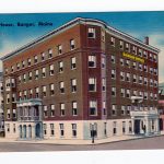 Linen postcard. Bangor House, Bangor, Maine.