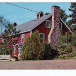 Chrome postcard.  Montsweag Farm Restaurant, The Big Red Barn on US Rte1between Bath and Wiscasset, Maine.