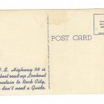 Linen postcard.  Entrance to Fairyland Caverns in Rock City Gardens Atop Lookout Mountain, Lookout Mountain, Georgia near Chattanooga, Tennessee. - Image 2