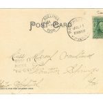 Old postcard.  Grave of Benjamin Franklin and his wife.  Philadelphia, Pennsylvania.  1906.  Undivided back. - Image 2
