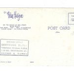 Chrome Postcard.  The Blue Horizon, on the Ocean at 89th St, Miami Beach, Florida.  Hotel pool. - Image 2
