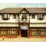 Chrome postcard.  The Stockholm Restaurant, 1014 E Jefferson Ave, Detroit, Michigan.  1960.