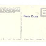 Linen postcard.  Sugar Bowl, New Orleans, Louisiana. Tulane University. - Image 2