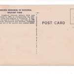 Postcard.  Missouri Memorial National Military Park Vicksburg, Mississippi. - Image 2