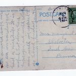 White border postcard, Empire Building, Clarksburg, West Virginia. 1924.  Old car, Horse and buggy. - Image 2