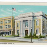 Linen postcard.  Ephrata National Bank, Ephrata, Pennsylvania.