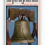 Postcard. The National Farm Journal.  52nd year.  Liberty Bell in Independence Hall, Philadelphia, Pennsylvania.