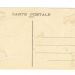 Old postcard.  Train arriving Cherbourg - Bretteville, France. - Image 2
