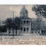 Old postcard.  Court House, Flint, Michigan.  1906, back undivided.
