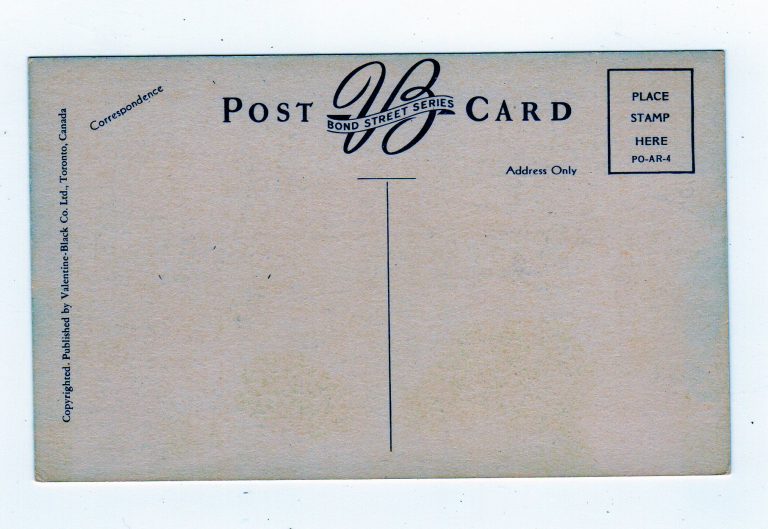 Postcard. to Port Arthur Hydro Power at low cost. Ontario