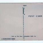 Chrome postcard.  Water skiing family. - Image 2