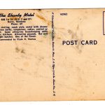 Linen postcard. The Shanty Motel, 838 1st Street, Havre, Montana. - Image 2