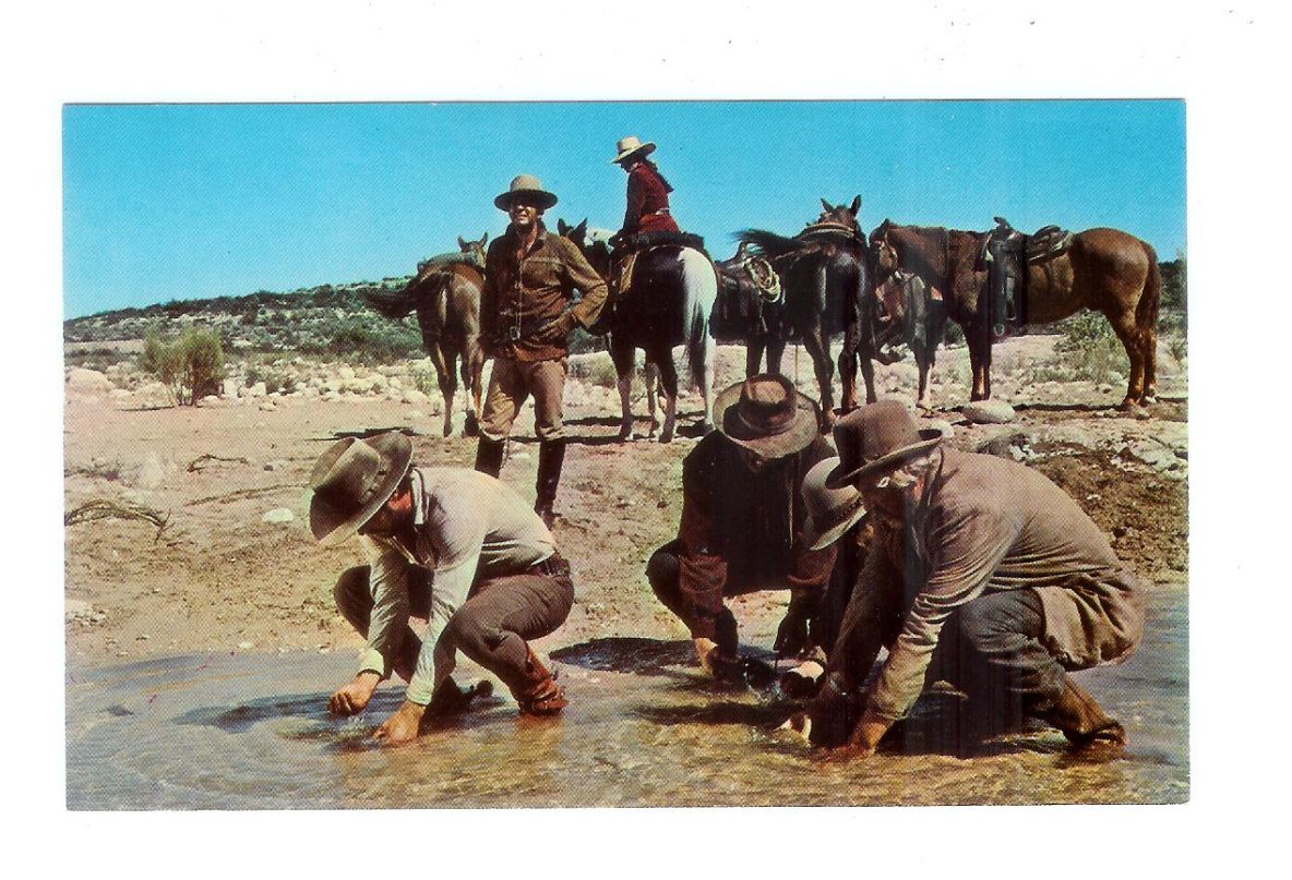 Chrome postcard. Twentieth CenturyFox presents Bandolero. James