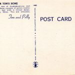 Linen postcard.  The Ship, Sailor Tom's Home.  Reading, Massachusetts. - Image 2