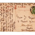Old postcard.  Clifton College and the War Memorial, Bristol, England, UK. Night, moon.  1905. - Image 2