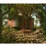 Chrome postcard.  Bentley Hall, Administration Building, Allegheny College, Meadville, Pennsylvania.