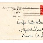 Old Postcard.  French and British Soldiers, Entente Cordiale. Signed by F A Stewart.  1908. Undivided back. - Image 2