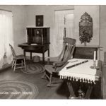 Real Photo Postcard.  Bedroom, Hanby House, Westerville, Ohio.