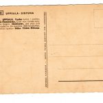 Old postcard.  Map, Uppsala, Sweden.  Sigtuna. - Image 2