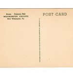 Postcard.  Dorm Room, Ferguson Hall, Westminster College, New Wilmington, Pennsylvania. - Image 2