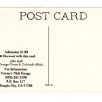 Chrome postcard.  Greater L.A. Postcard & Paper Collectibles Show.  June 28 and 29, 1986.  Pasadena, California. - Image 2