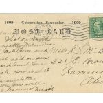Old postcard.  Meet me where the Lanterns Glow.  This is the great hippodrome song hit, get it.  Signed by Edgar Keller. 1910. - Image 2