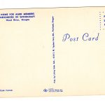 Chrome postcard.  Home for Aged Members Neighbors of Woodcraft, Hood River, Oregon. - Image 2