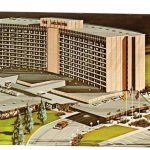 Postcard.  Arlington Park Towers, Arlington Heights, Illinois.  Hotel.