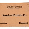 Postcard Brochure.  Agents Road to Wealth, Make Big Money, American Products Co, Cincinnati, Ohio. - Image 3