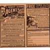 Postcard Brochure.  Agents Road to Wealth, Make Big Money, American Products Co, Cincinnati, Ohio.