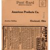 Postcard Brochure.  Agents Road to Wealth, Make Big Money, American Products Co, Cincinnati, Ohio. - Image 4