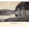 Old postcard.  The Rocks, Equinunk, Pennsylvania.  Row Boat.  1908.