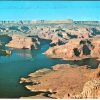 Chrome Postcard.  Lake Powell near the Escalante River.