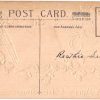 Old postcard.  A Merry Christmas.  December 25 Christmas Day.  Embossed, holly calendar book. - Image 2