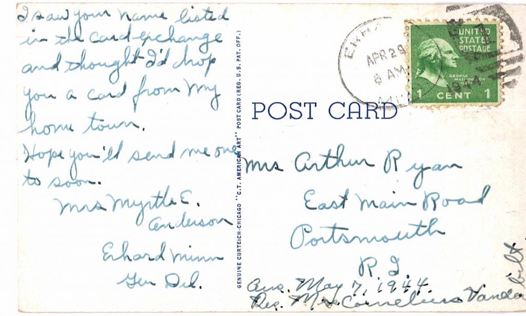 Linen postcard. Geo B Wright Memorial Hospital, Fergus Falls, Minnesota ...