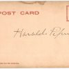 Old postcard.  Pawtuxet River from Rhodes Boat House Providence, Rhode Island. Canoe, men rowing.  Undivided back. - Image 2