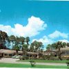 Chrome postcard.  Sun-n-Sand Hotel court, Biloxi, Mississippi.