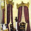 Linen postcard.  The Burn, Natchez, Mississippi.  Parlor.