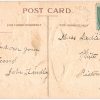 Old postcard.  A Joyful Easter.  Margaret A Smith.  Dutch girl, chicks, eggs. Embossed. - Image 2