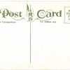 White border postcard.  Betsy Ross Grave, Philadelphia, Pennsylvania. Flags. - Image 2