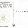 Chrome postcard. Arlington National Cemetery, Arlington, Virginia.  Curtis Lee Mansion.  Presidential Seal. - Image 2