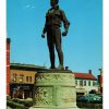 Chrome postcard. War Memorial, Hackensack, New Jersey.