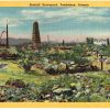 Linen postcard.  Boothill Graveyard, Tombstone, Arizona.